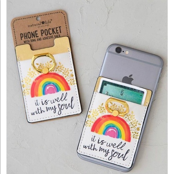 NATURAL LIFE Accessories - Natural Life Phone Pocket Ring NWT